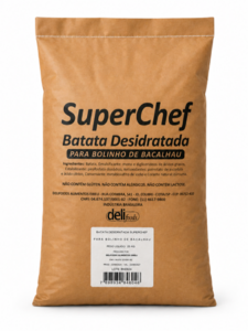 Batata Desidratada para Bolinho de Bacalhau